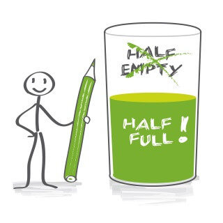 Half full, not half empty