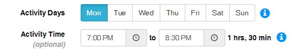 Include On Calendar Options