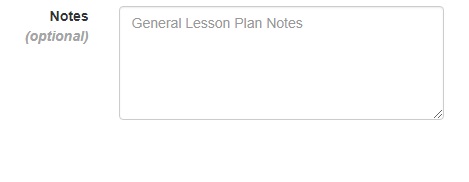 Create-A-Plan Notes
