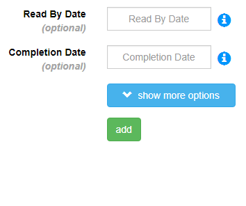 Reading Log Read By Date