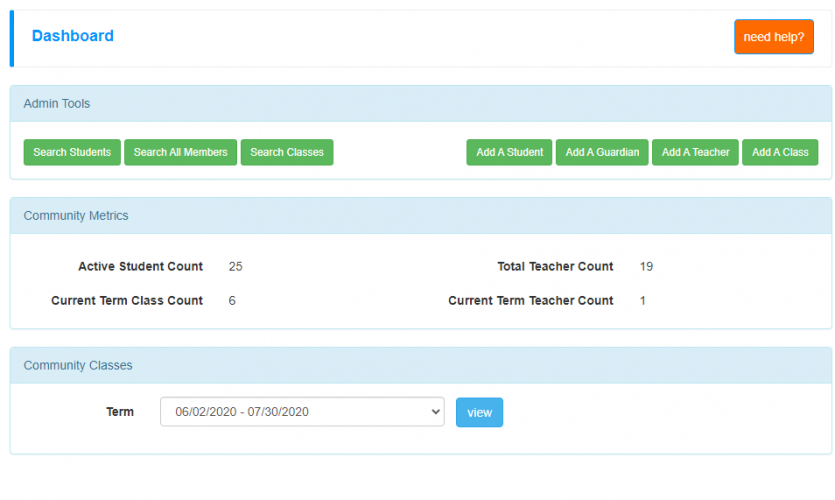 Community Edition - Admin Dashboard