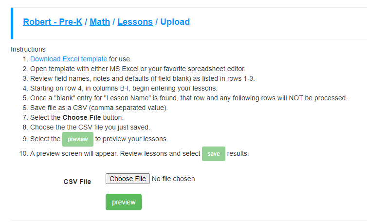 Lesson Plan Upload